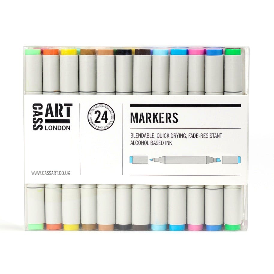 Cass Art Marker Set of 24, £19.95