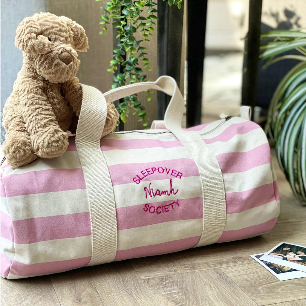 Solesmith Personalised Sleepover Weekend Bag, £39.50