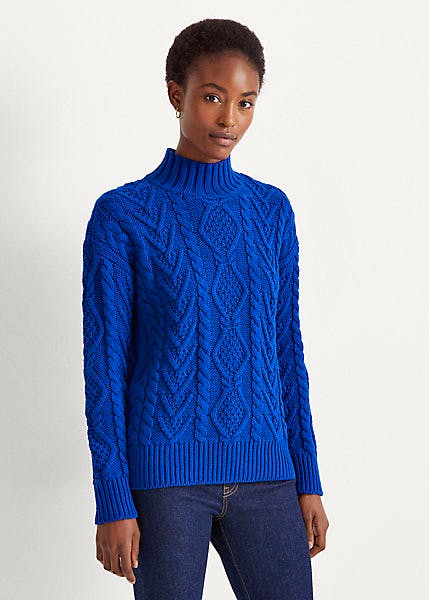 Ralph Lauren Cable-Knit Mockneck Jumper, £139