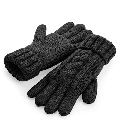 Pierre Francis Cable Knit Melange Gloves, £10