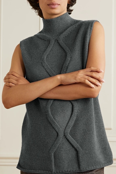 Lafayette Cable-Knit Wool Turtleneck Sweater, £660