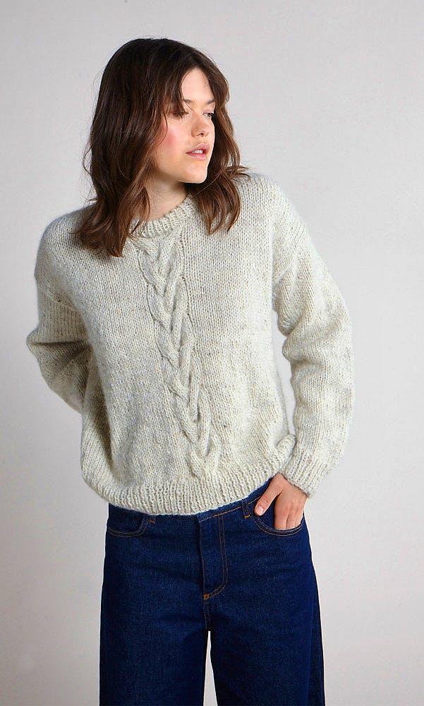 Plumo Farmer Cable Jumper, £139