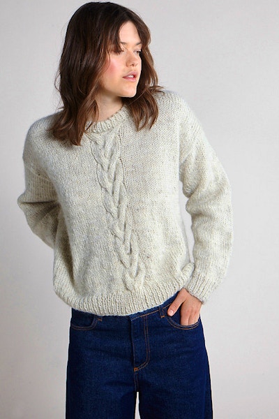 Plumo Farmer Cable Jumper, £139