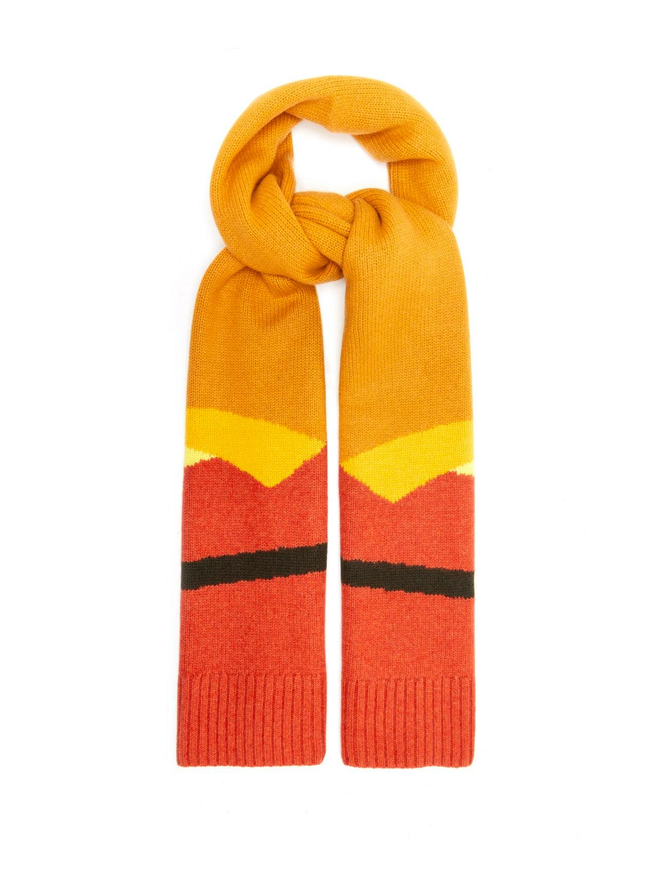 JW Anderson Landscape Wool-Blend Scarf, £385