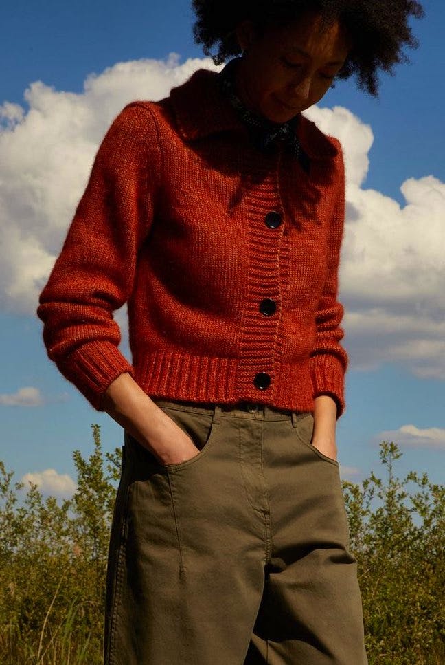 Toast Lofty Alpaca Collared Cardigan, £125