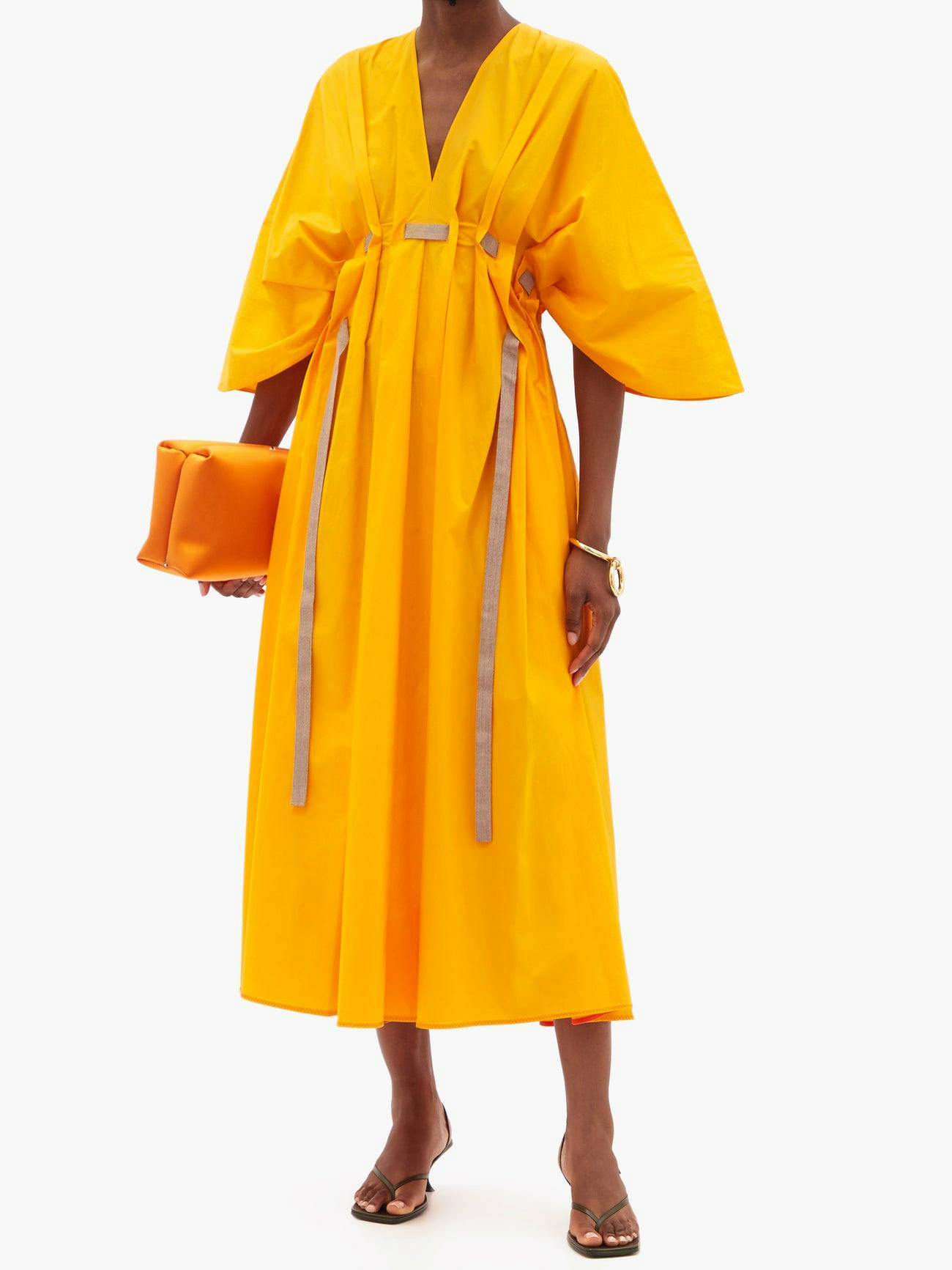 Roksanda Naomina V-Neck Cotton Dress, £1,195