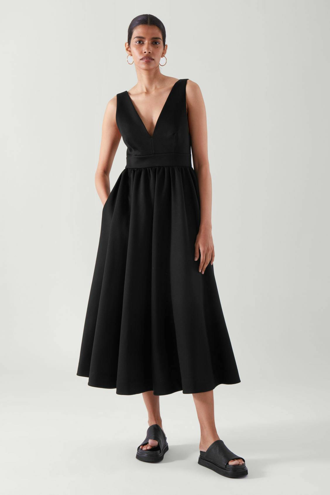 Cos, V-Necked Scuba Dress, £69