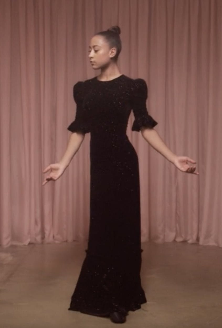 The Vampire’s Wife The Sparkle Velvet Night Flight Dress, £1,350