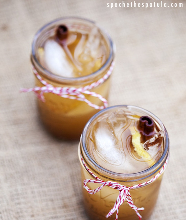 Spiced Rum Winter Punch