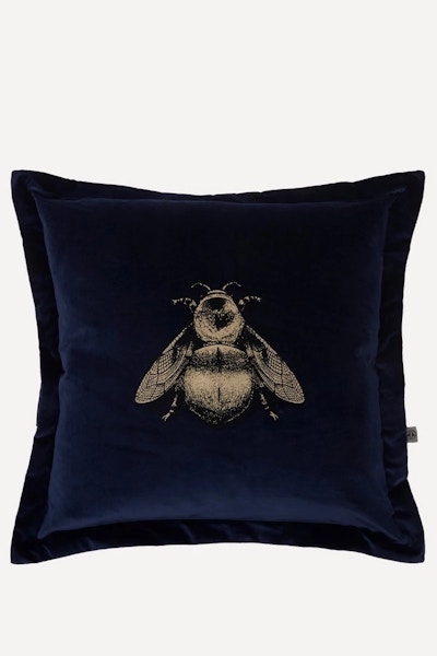 Timorous Beasties Napoleon Bee Cotton Velvet Cushion, £135