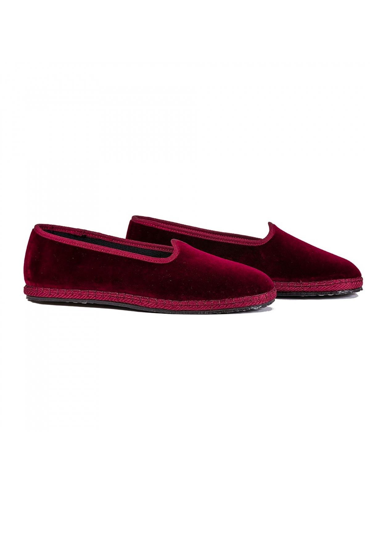 Vibi Venezia Hand Made Velvet Slippers With Rubber Sole, €85