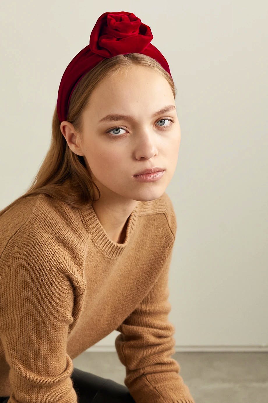 Jennifer Behr Rosamund Velvet Headband, £205