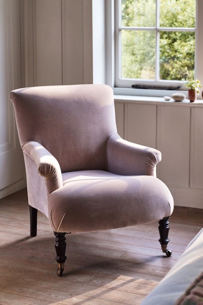 Rowen & Wren Finley Armchair, Clover Velvet, £892