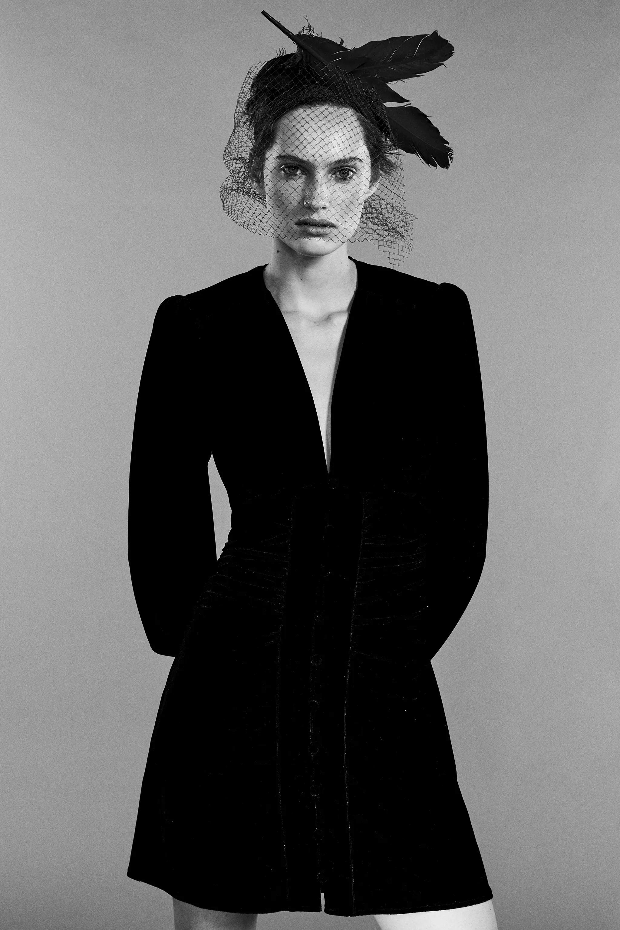 Zara Short Velvet Dress, £29.99