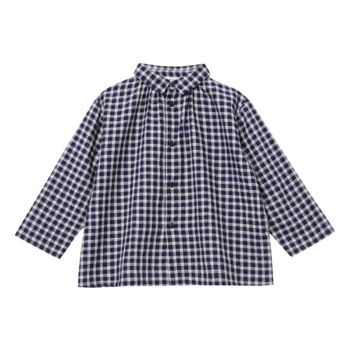 Caramel Eos Vichy Shirt Navy Blue, £62