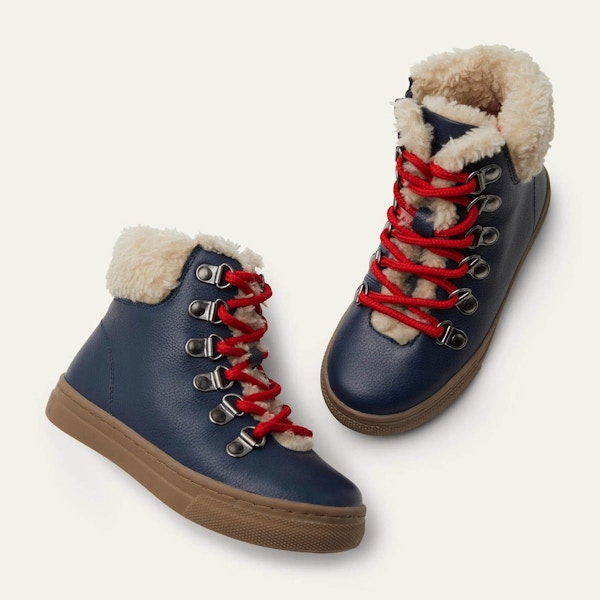 Boden Cosy Leather Lace-Up Boots, £50