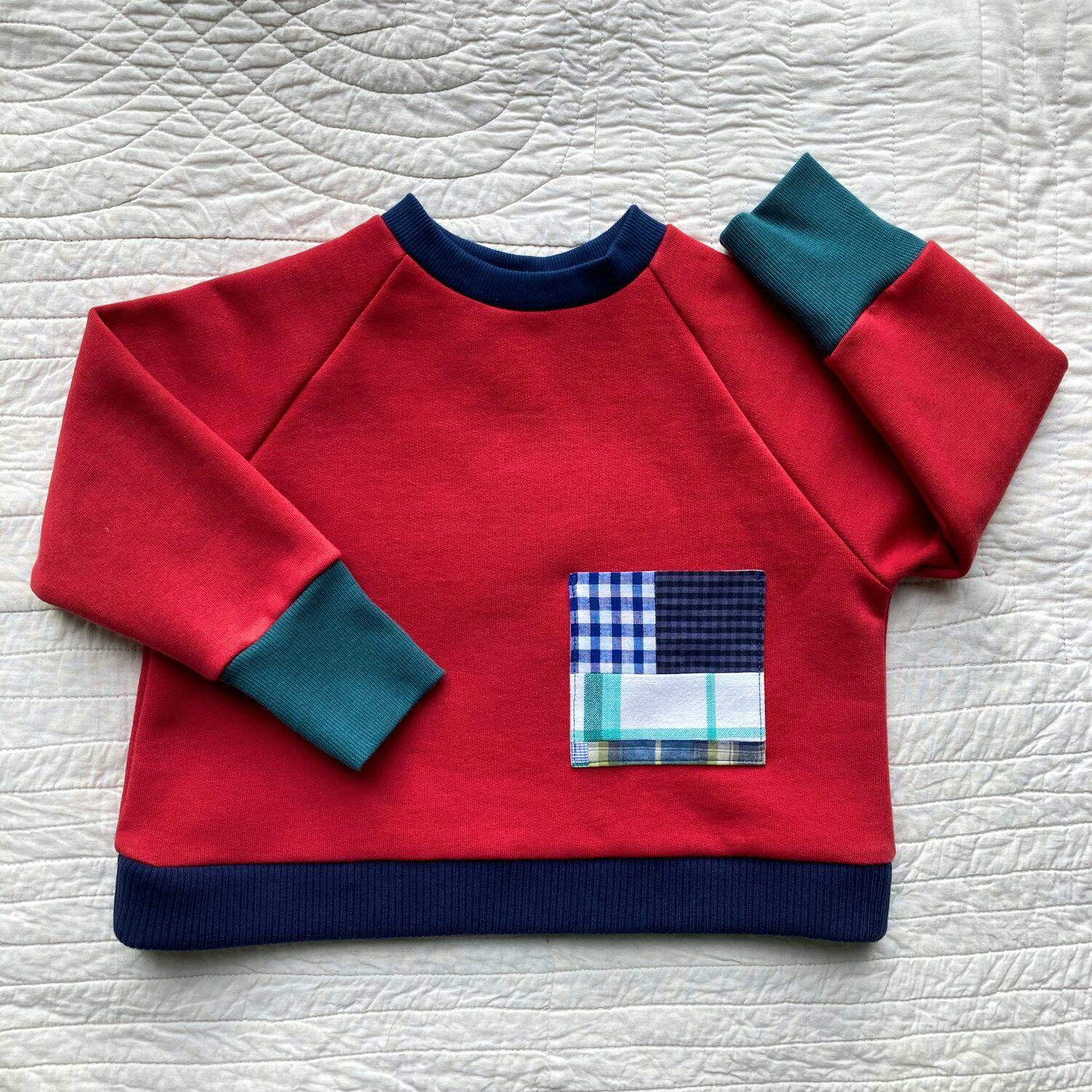 O Moon Square Cut Organic Cotton Sweatshirt – Pillarbox, £42