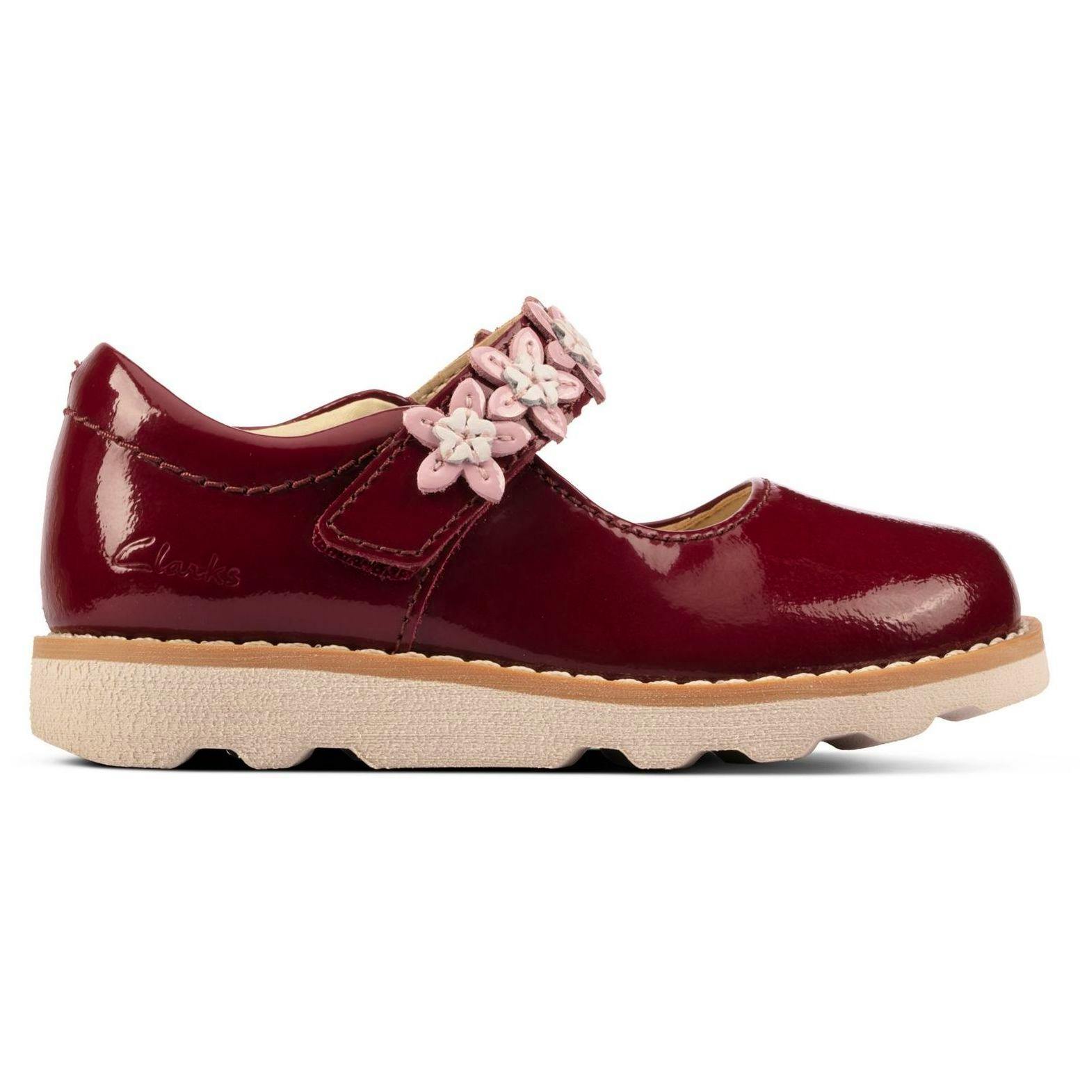 Clarks Crown Petal Toddler Cherry, £36