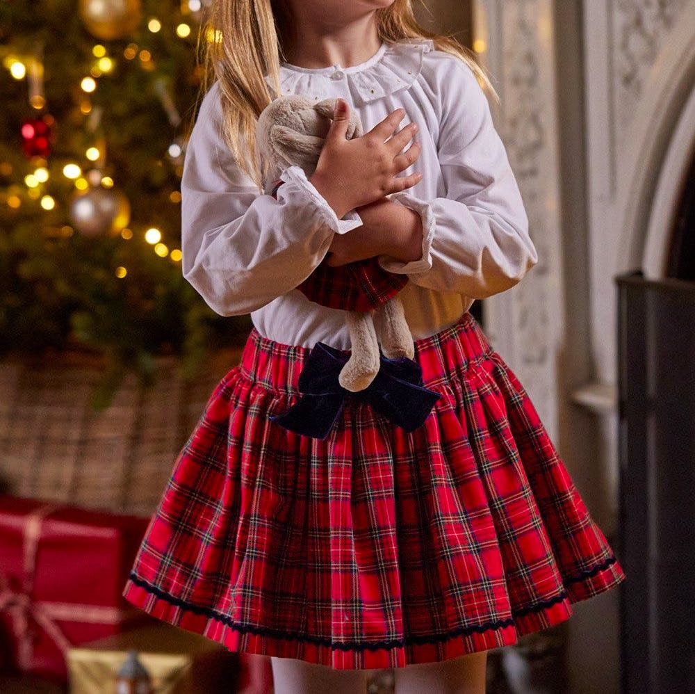 Confiture Tartan Bow Skirt, from £48