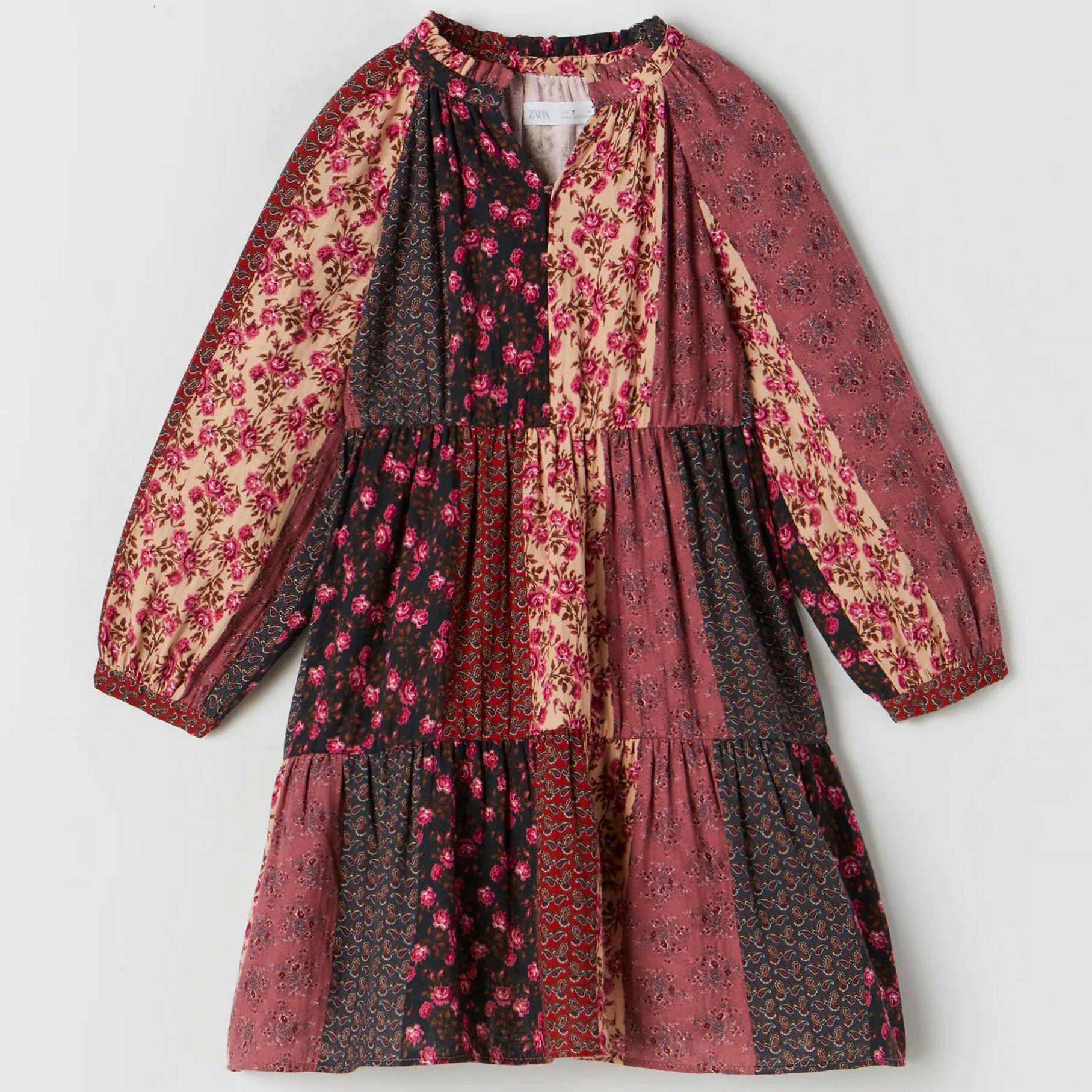 Zara Patchwork Dress, £25.99