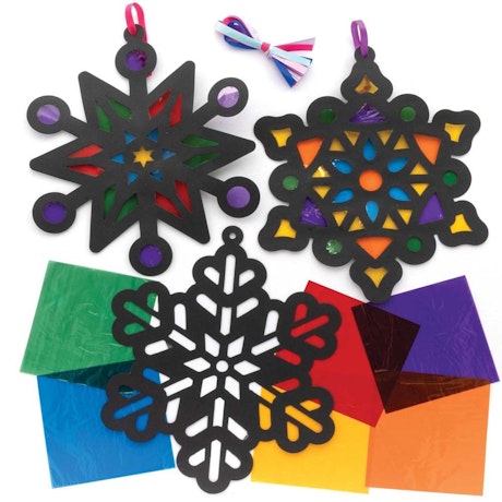 Snowflake Stained Glass Decoration Kits