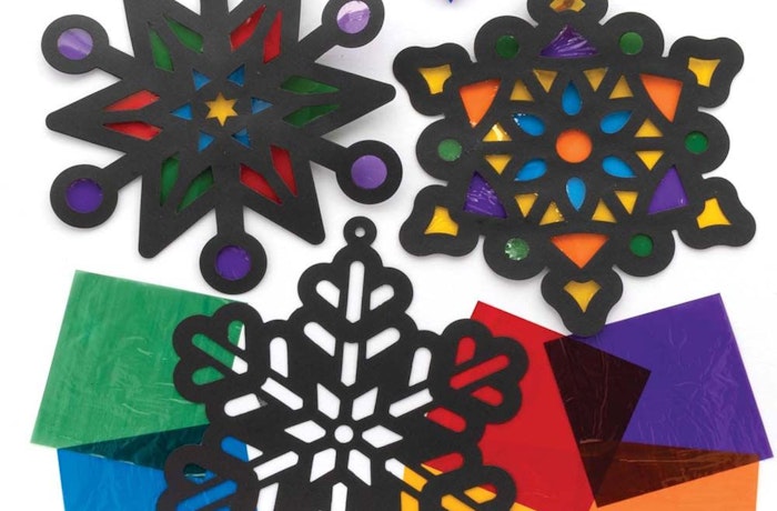 Snowflake Stained Glass Decoration Kits