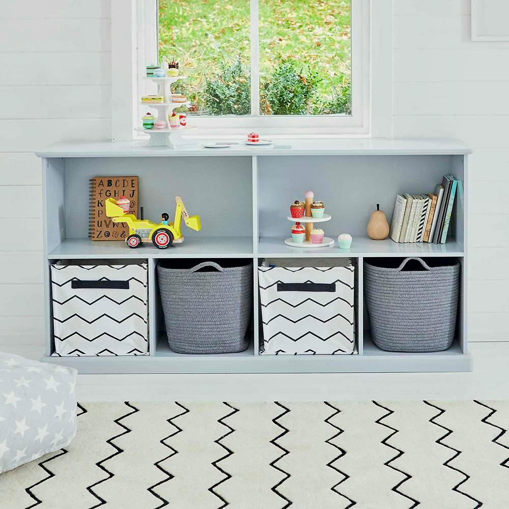 Great Little Trading Company Abbeville Long Shelf Unit, Cloud Grey, £300