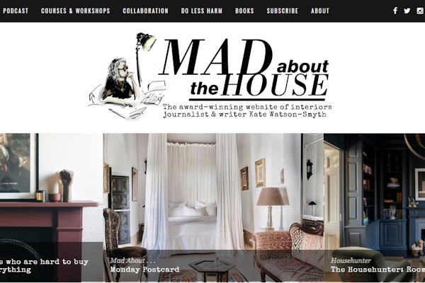 Mad About The House Blog of the Year: Kate Watson-Smyth's blog needs no introduction for interior addicts. This award-winning blog, Instagram account and podcast are full of design inspiration.