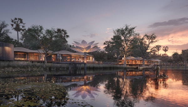 Xigera Travel: Xigera Safari Lodge rests effortlessly in its wild landscape, with a design aesthetic that celebrates African art, design and creativity.