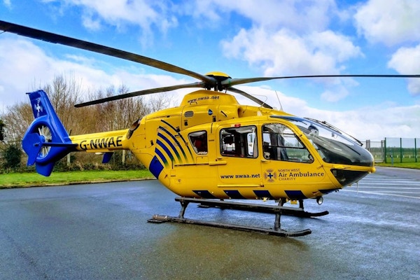 North West Air Ambulance Charity: A helicopter emergency medical service that provides enhanced pre-hospital care to patients across the North West of England.