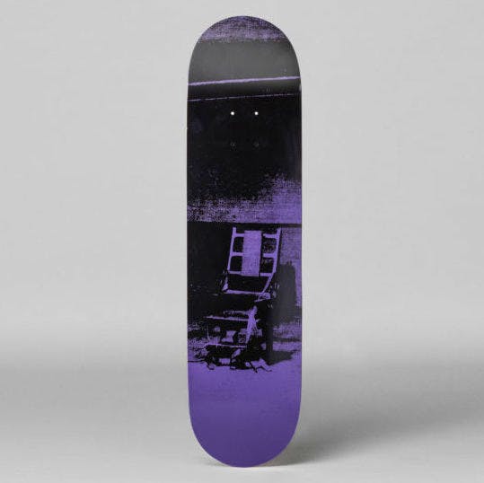 The Skateroom Electric Chair – Purple, Andy Warhol, €250