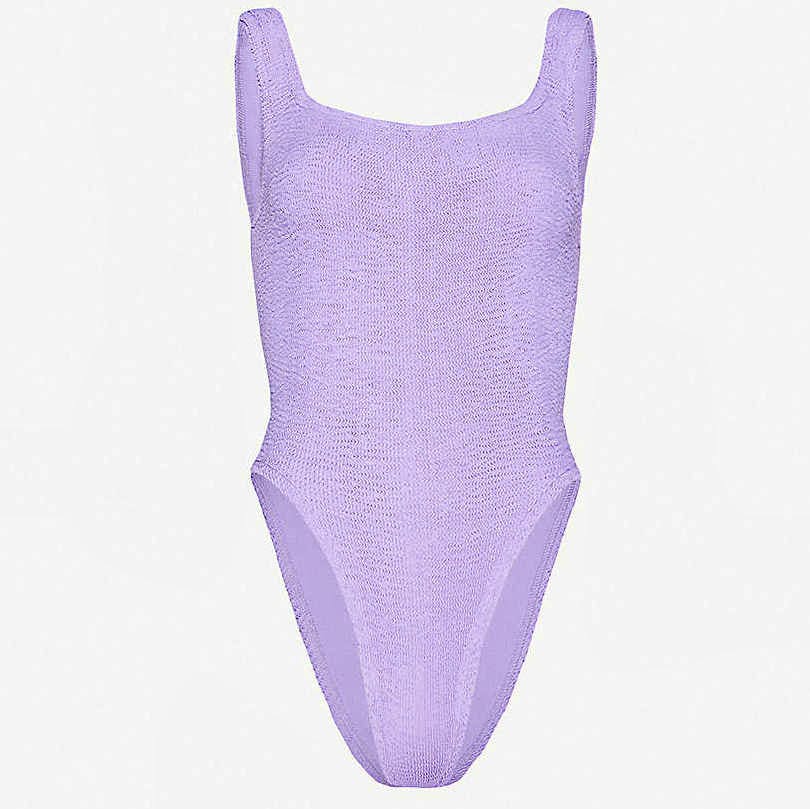 Hunza G Classic Striped Swim Suit, £145