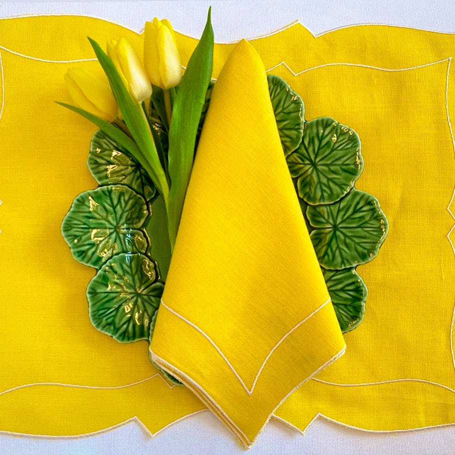 Velvet Victoria Home Capri Linen Dinner Napkin, £20