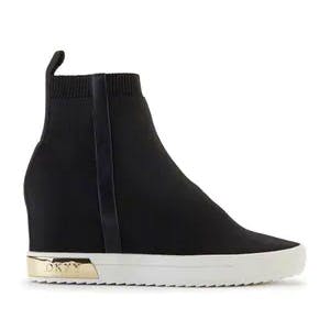 DKNY Black Hidden Wedge Cali Trainers, £140