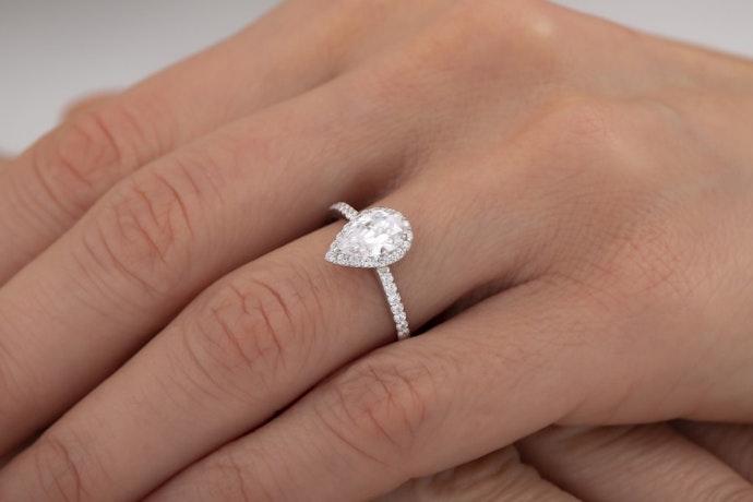 Purely Diamonds Engagement Rings Pear Shaped