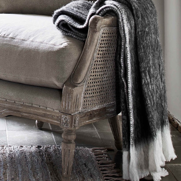 Nordic House Supersoft Mohair Mix Throw, £65