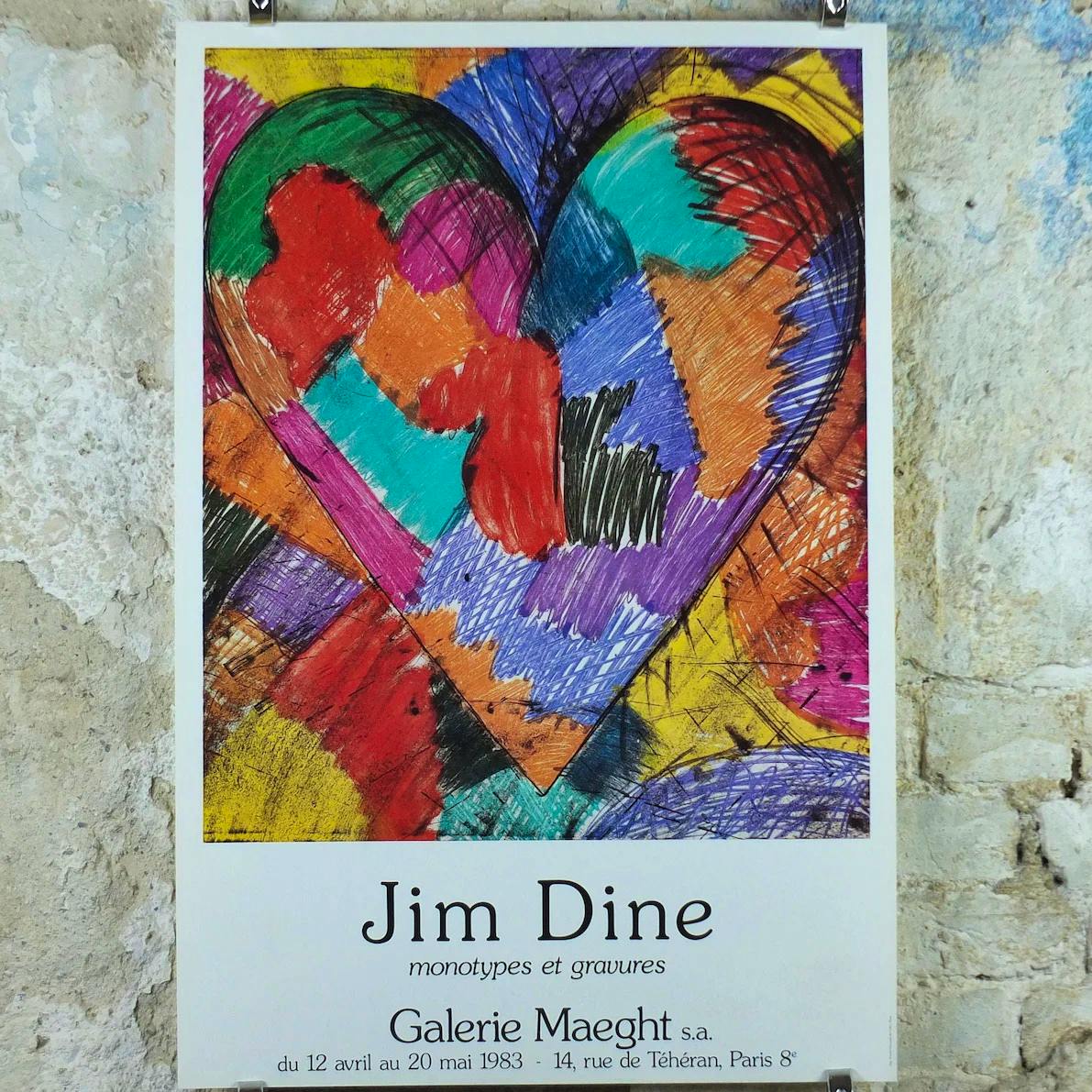 1983 Jim Dine Exhibition Poster £120
