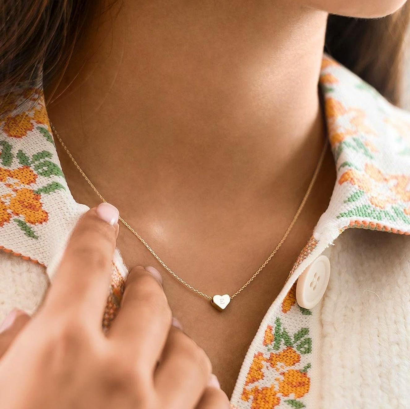 Mini Heart Personalised Necklace £16.80