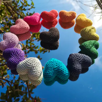 Pocket Heart Crochet Hug