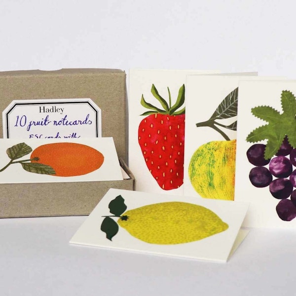 Hadley Paper Goods Fruit Salad Notecards, £17.50