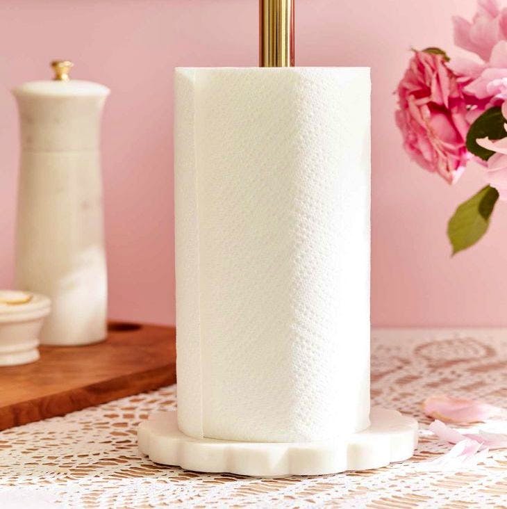 Sophie Conran Scalloped Marble Kitchen Towel Holder, £48