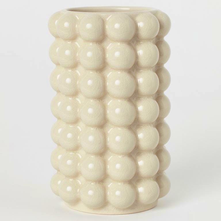 HM Home Tall Bubbled Vase, £17.99