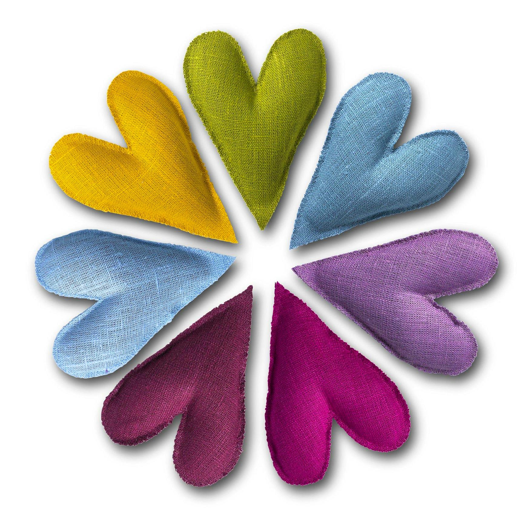 Summerill & Bishop Yellow Lavender Heart, £25.50