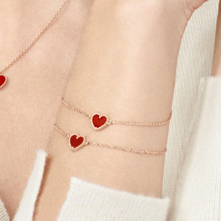 Van Cleef Arpels Sweet Heart Alhambra Bracelet, £1230