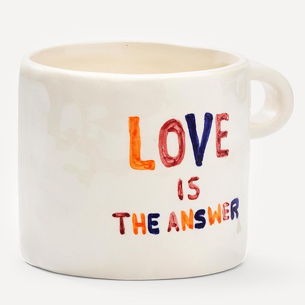 Anna Nina Love Is The Answer Mug, £24.95