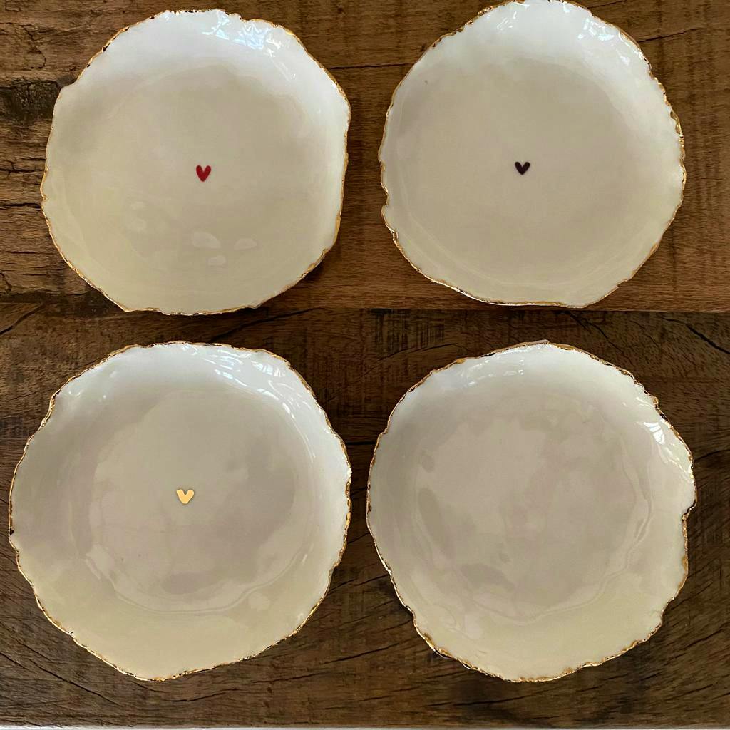 The Oxford Kitchen And Garden Co. Heidi Bishop, Jagged Heart Dish, £62