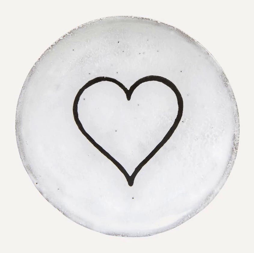 Astier De Villatte Heart Saucer, £75