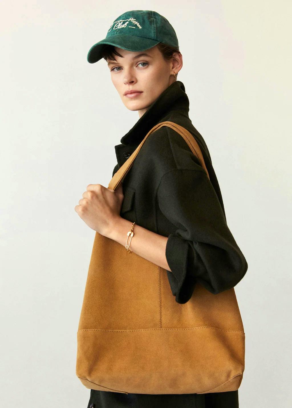 Mango Leather Shopper Bag, £49.99
