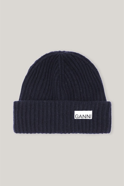 Ganni Ribbed Knitted Hat, £75
