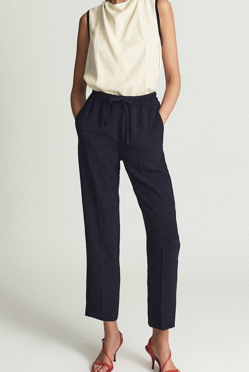 Reiss Navy Trousers, £98